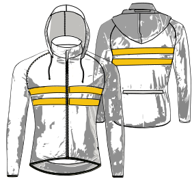 Fashion sewing patterns for LADIES Jackets Cyclist windbreaker 9257